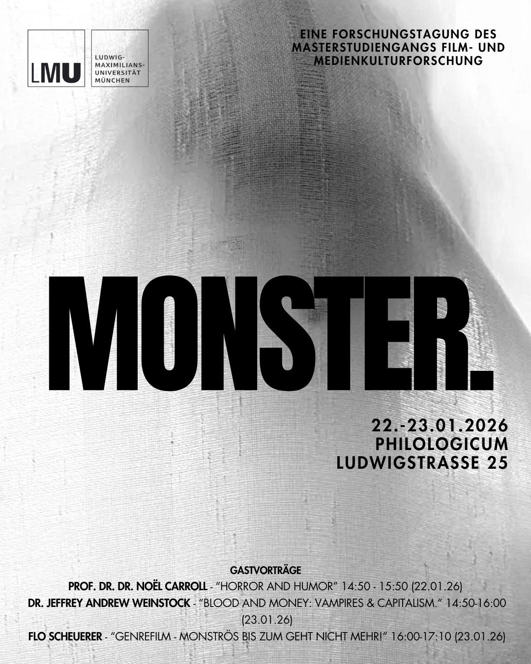 Poster FMK-Tagung "Monster"